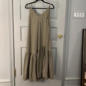 Olive Green Sun Dress